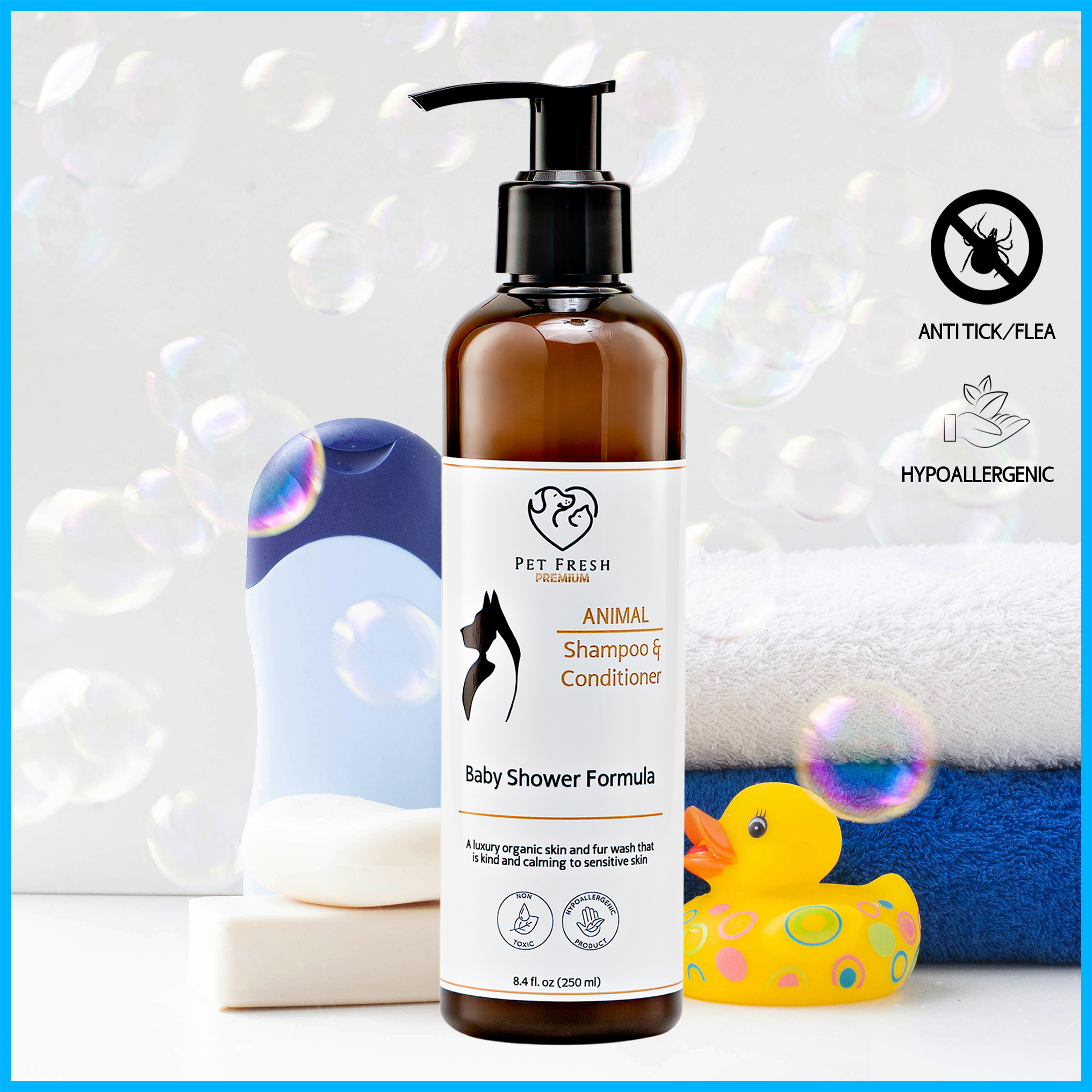 Premium 2-in-1 Shampoo Baby Shower 250ml