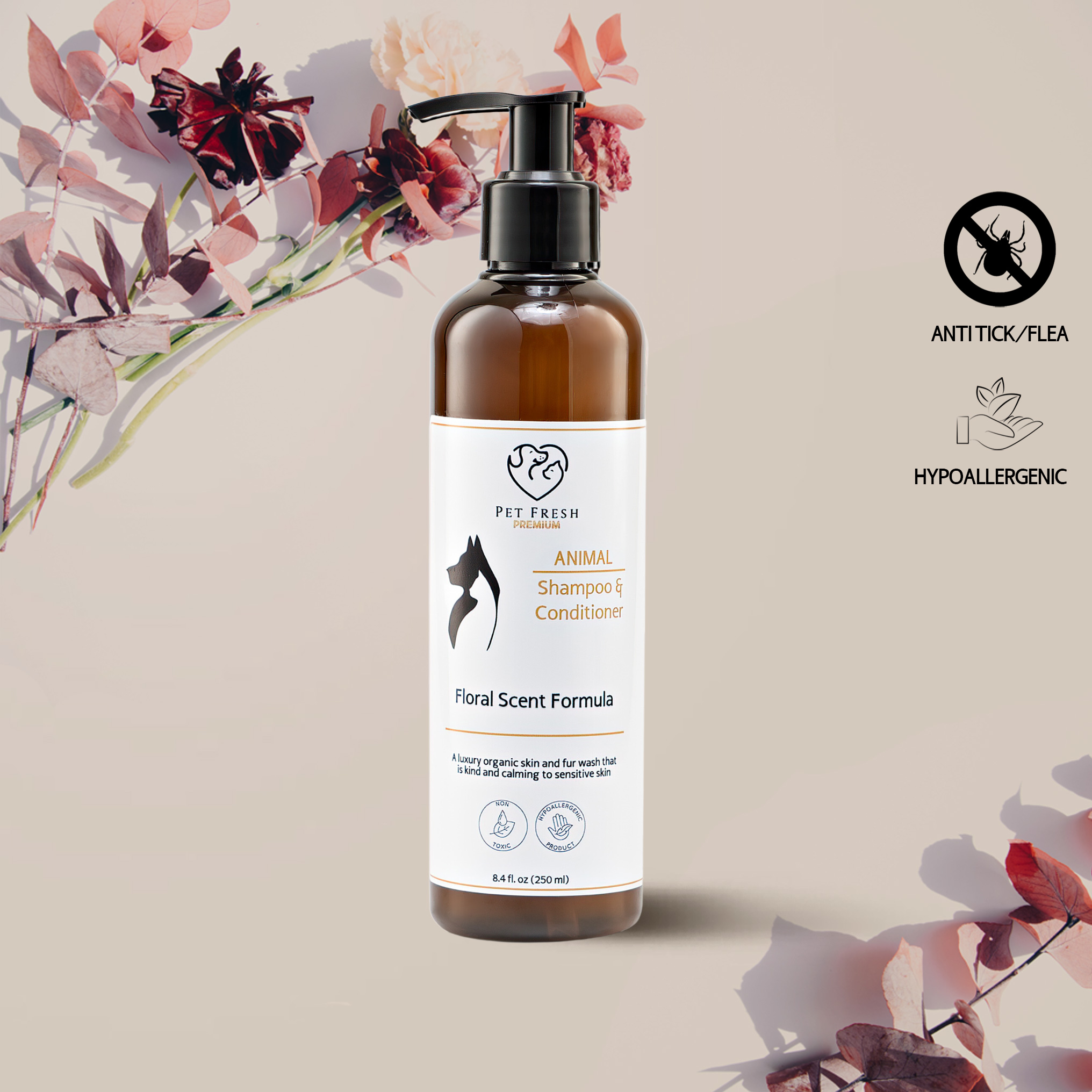 Premium 2-in-1 Shampoo Floral Scent 250ml